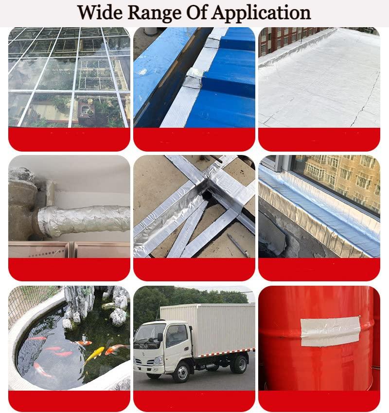 Aluminium Foil Waterproof Sealant Tape – Heavy-Duty, Heat-Resistant & All-Weather Fix