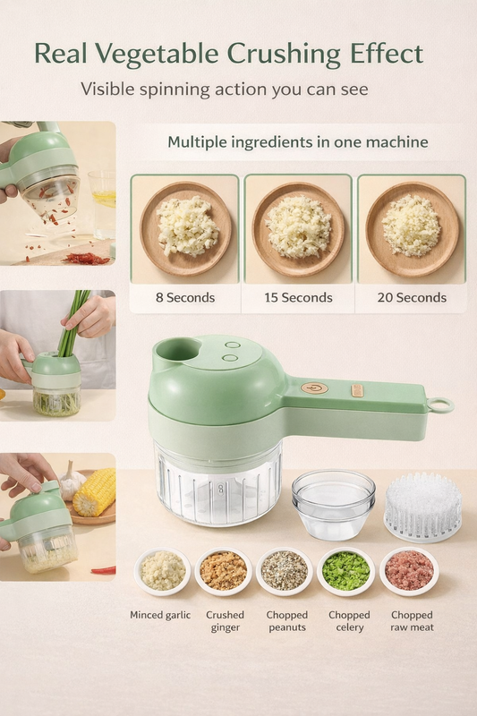 Smart 4-in-1 Electric Vegetable Cutter