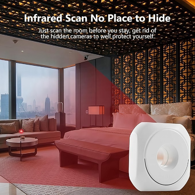Mini Spy Camera Detector β Portable Anti-Spy Device for Home, Office & Travel