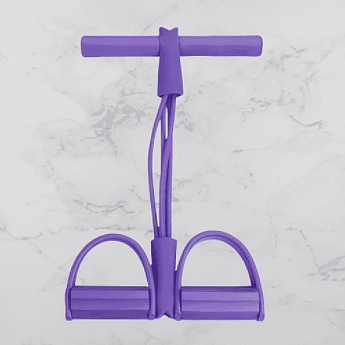 Pedal Resistance Band – 4-Rope Yoga & Full Body Workout Trainer