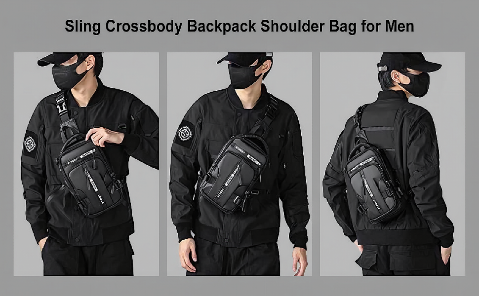 Smart Sling Bag with USB Charging Port β Stay Connected & Hands-Free On the Go