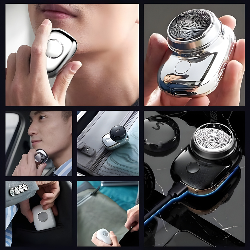 Mini Pocket Electric Shaver – Portable & Rechargeable