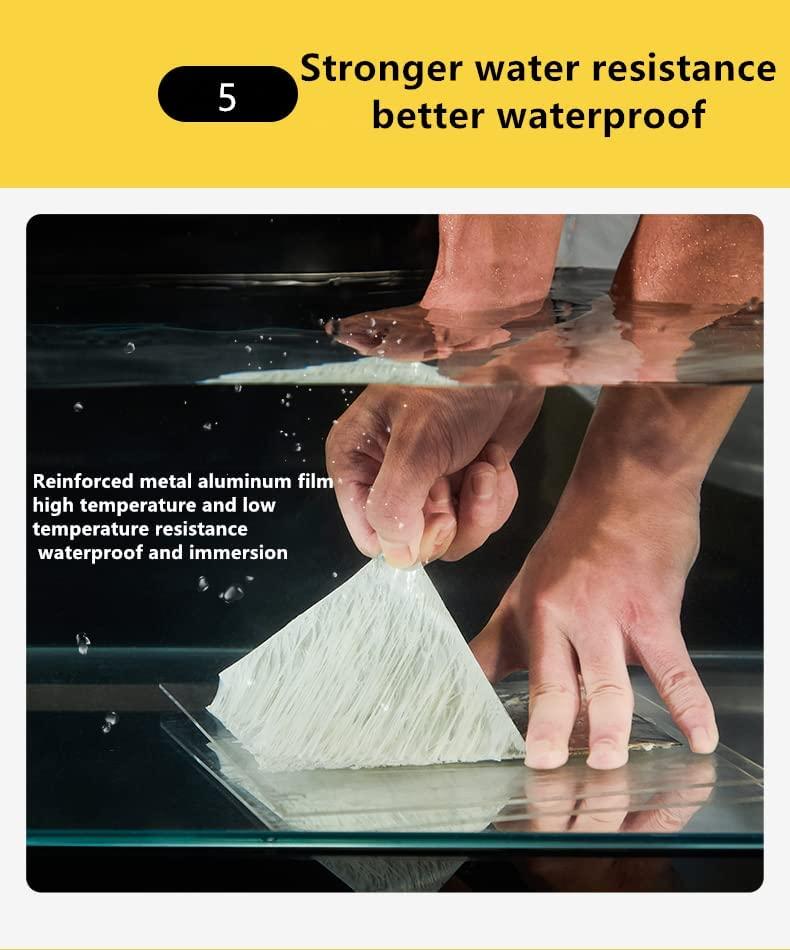 Aluminium Foil Waterproof Sealant Tape – Heavy-Duty, Heat-Resistant & All-Weather Fix
