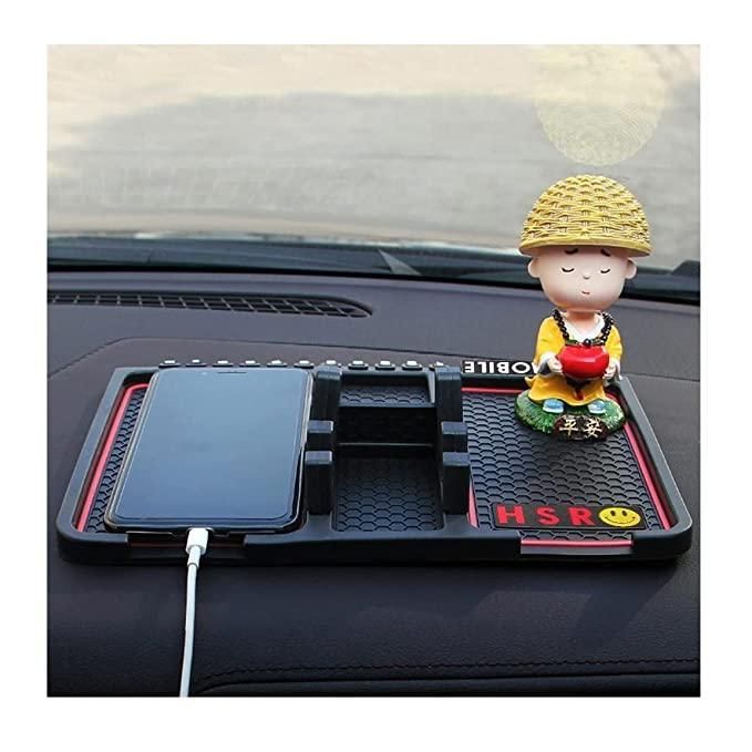 HSR Anti-Slip Car Phone & GPS Holder – Silicone Dashboard Mount for All Phones