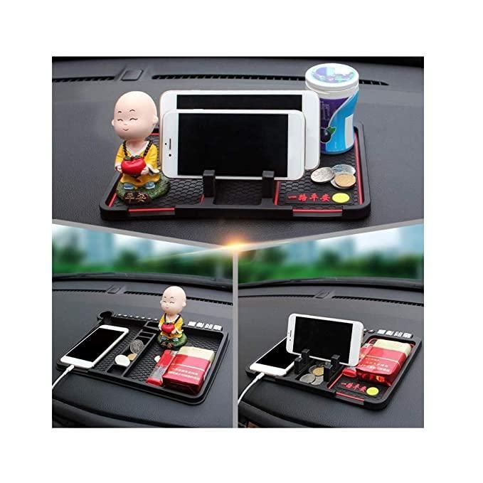 HSR Anti-Slip Car Phone & GPS Holder – Silicone Dashboard Mount for All Phones