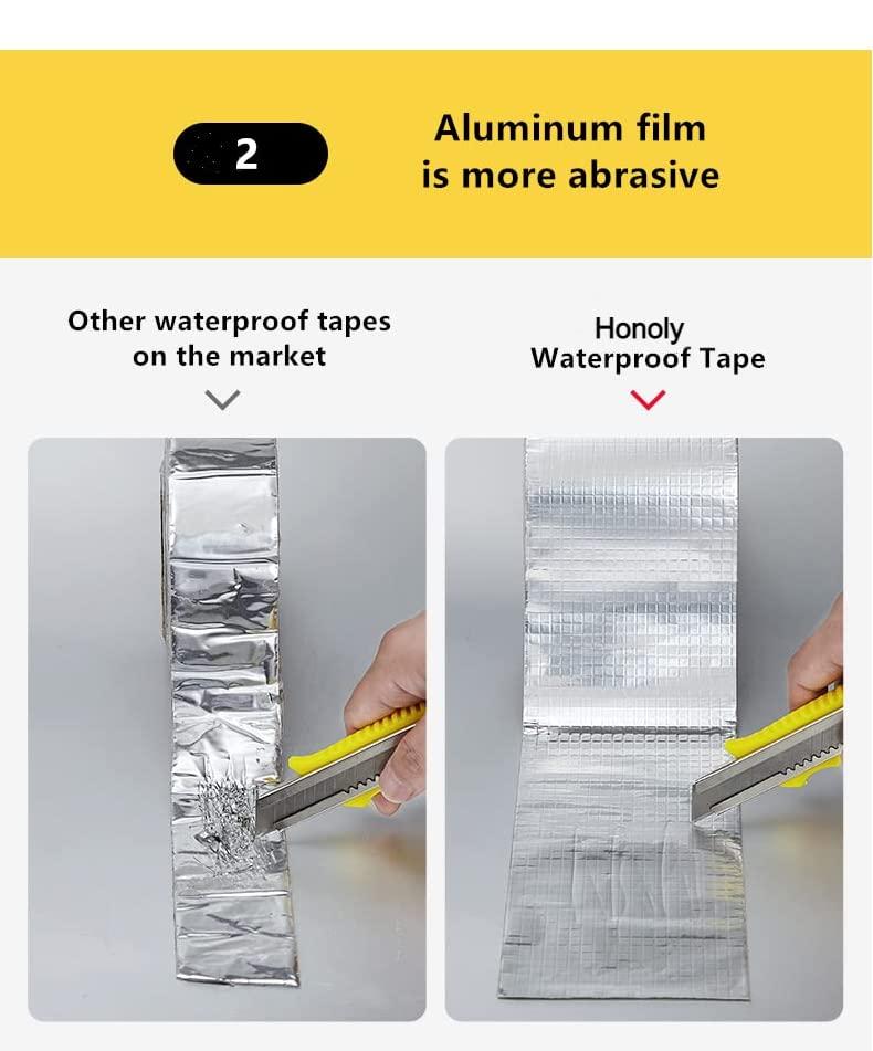Aluminium Foil Waterproof Sealant Tape – Heavy-Duty, Heat-Resistant & All-Weather Fix