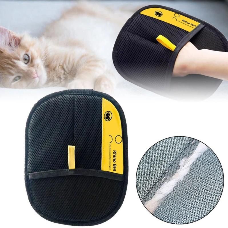 Pet Hair Removal Glove – Groom, De-Shed & Massage for Cats & Dogs
