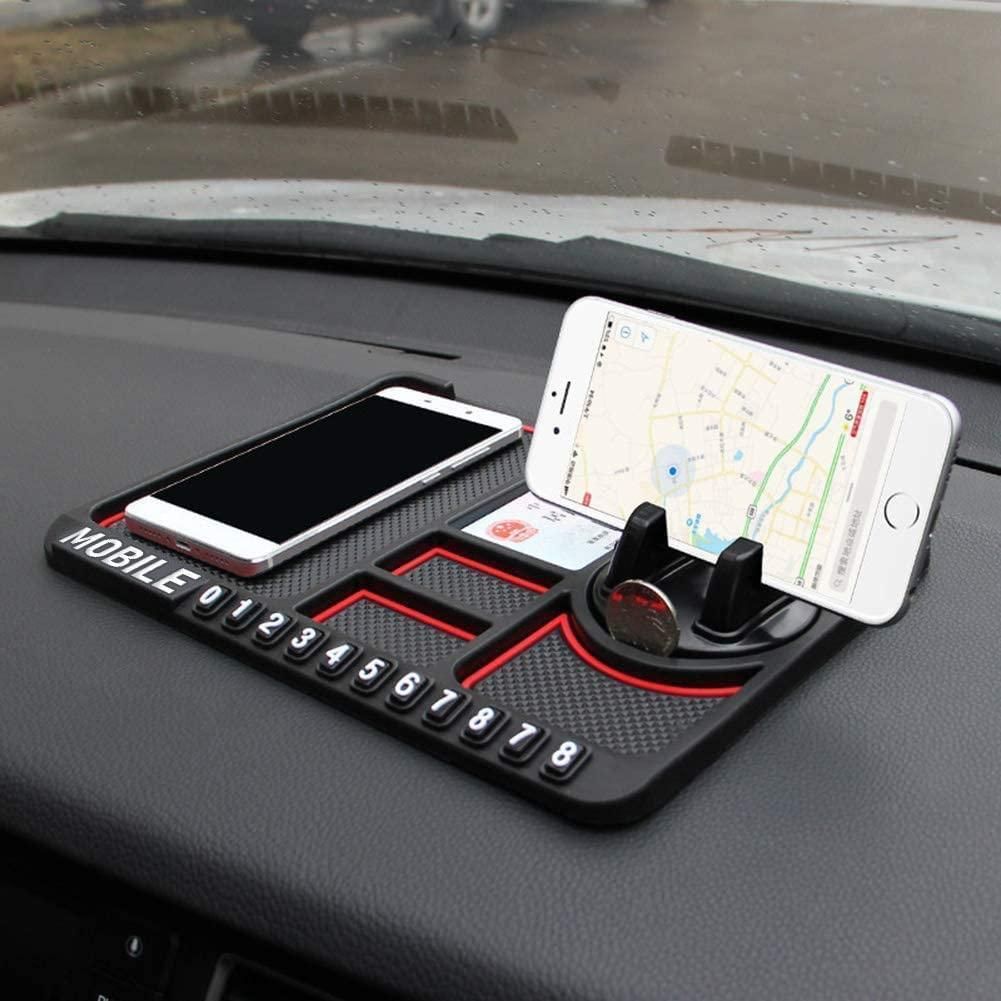 HSR Anti-Slip Car Phone & GPS Holder – Silicone Dashboard Mount for All Phones