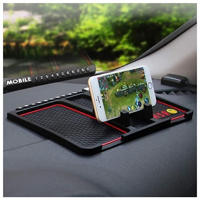 HSR Anti-Slip Car Phone & GPS Holder – Silicone Dashboard Mount for All Phones