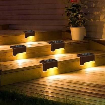 Solar Deck Lights Outdoor – Waterproof LED Step, Fence & Garden Lighting for Home Decoration