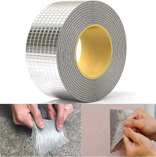 Aluminium Foil Waterproof Sealant Tape – Heavy-Duty, Heat-Resistant & All-Weather Fix