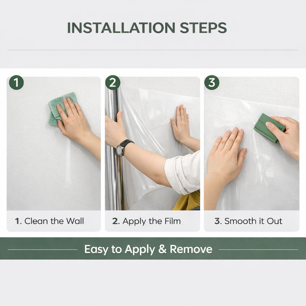 Transparent Self-Adhesive Wall Protection Film