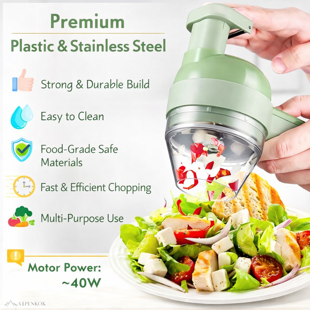 Smart 4-in-1 Electric Vegetable Cutter