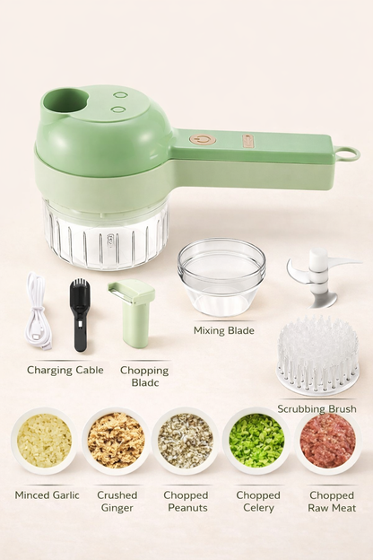 Smart 4-in-1 Electric Vegetable Cutter