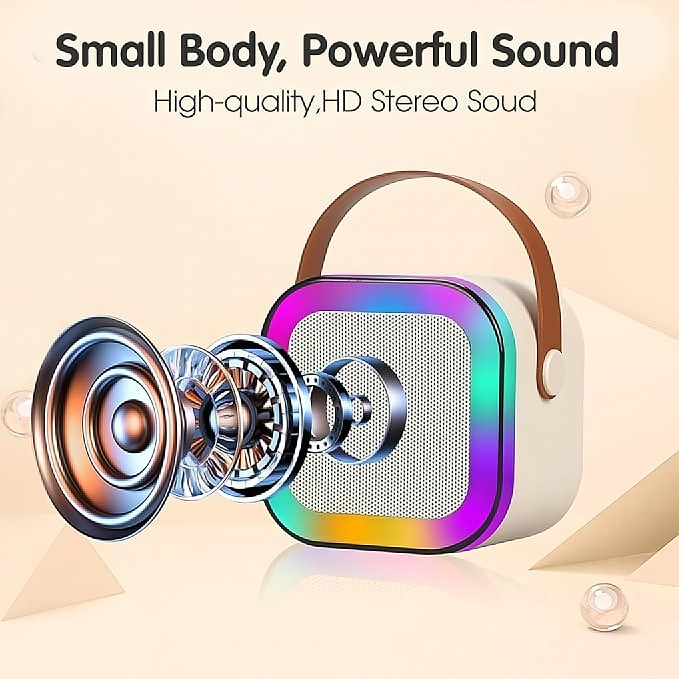 Bluetooth Karaoke Speaker with Microphone – Portable, Wireless & Party-Ready