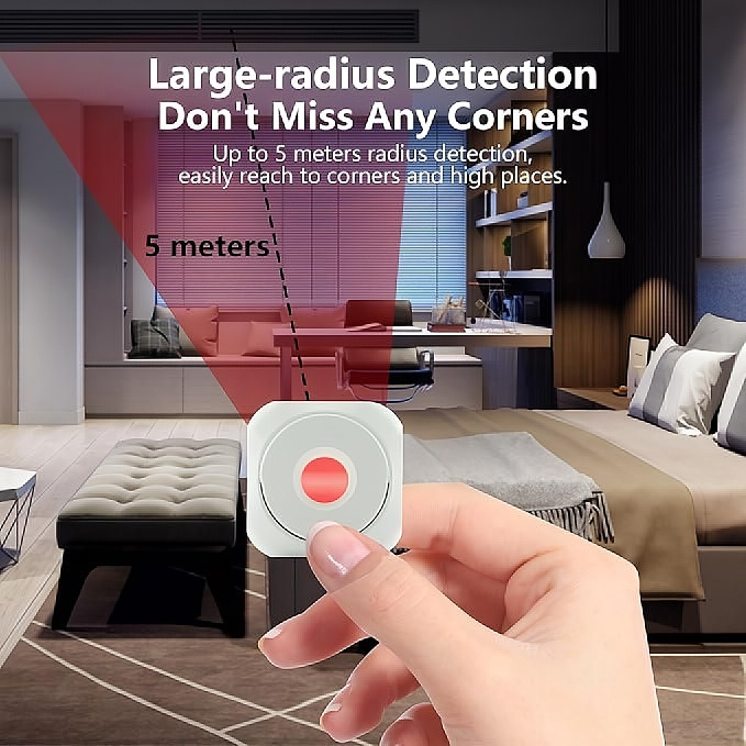 Mini Spy Camera Detector – Portable Anti-Spy Device for Home, Office & Travel