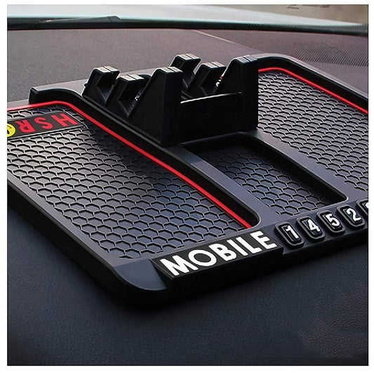 HSR Anti-Slip Car Phone & GPS Holder – Silicone Dashboard Mount for All Phones