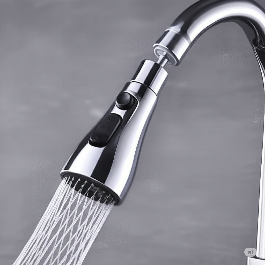 Smart Kitchen Faucet Nozzle – 3-in-1 Spray Modes for Easy, Efficient Washing