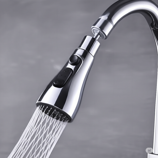 Smart Kitchen Faucet Nozzle – 3-in-1 Spray Modes for Easy, Efficient Washing