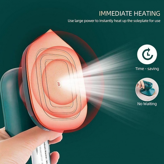 Portable Handheld Steam Iron – Travel-Friendly Wrinkle Remover for Clothes