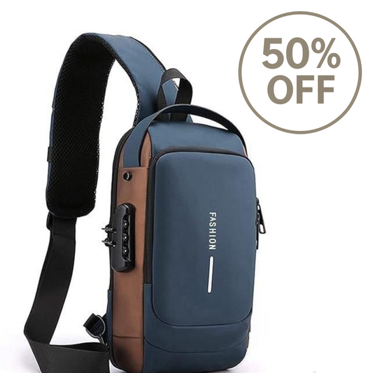 Unisex Sling Bag – Stylish Leather Look, Lightweight & Travel-Ready