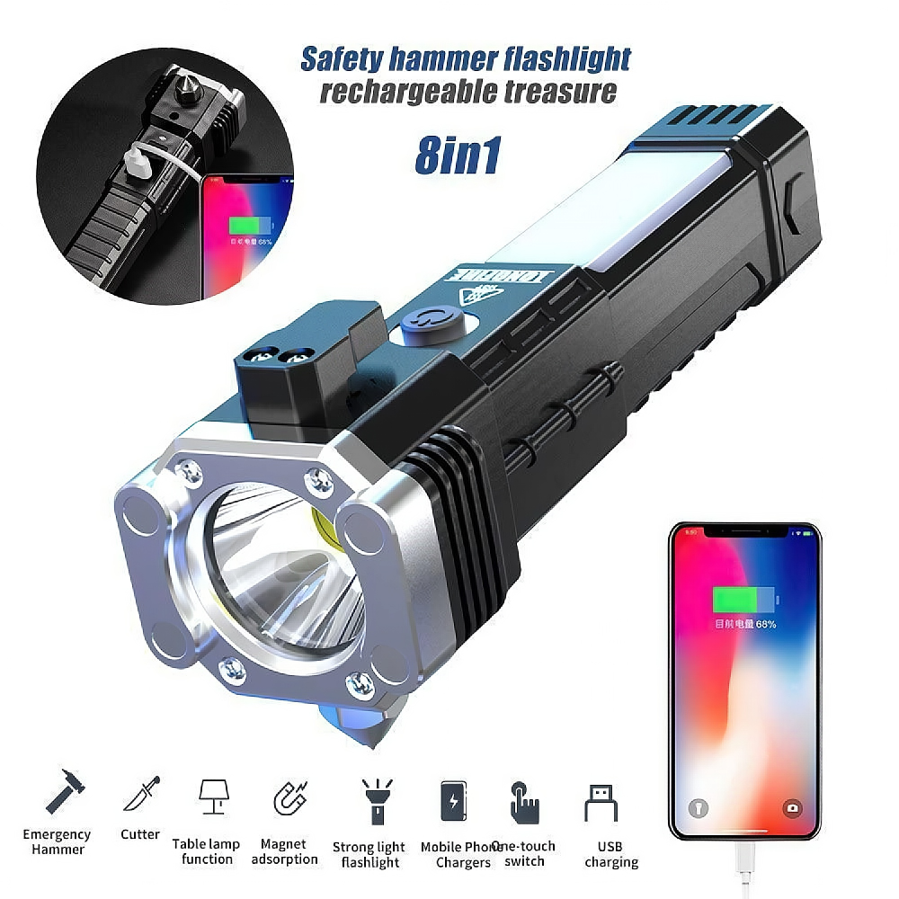 Rechargeable LED Torch – Ultra-Bright, Portable & Power-Packed Lighting