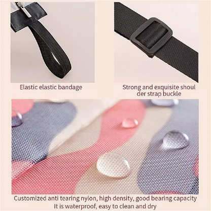 2-in-1 Foldable Shopping Bag – Reusable, Lightweight & Eco-Smart Tote